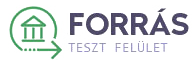 FORRÁS teszt logo